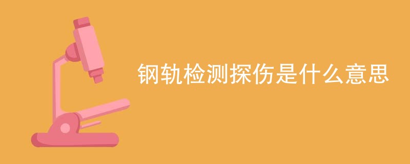 钢轨检测探伤是什么意思